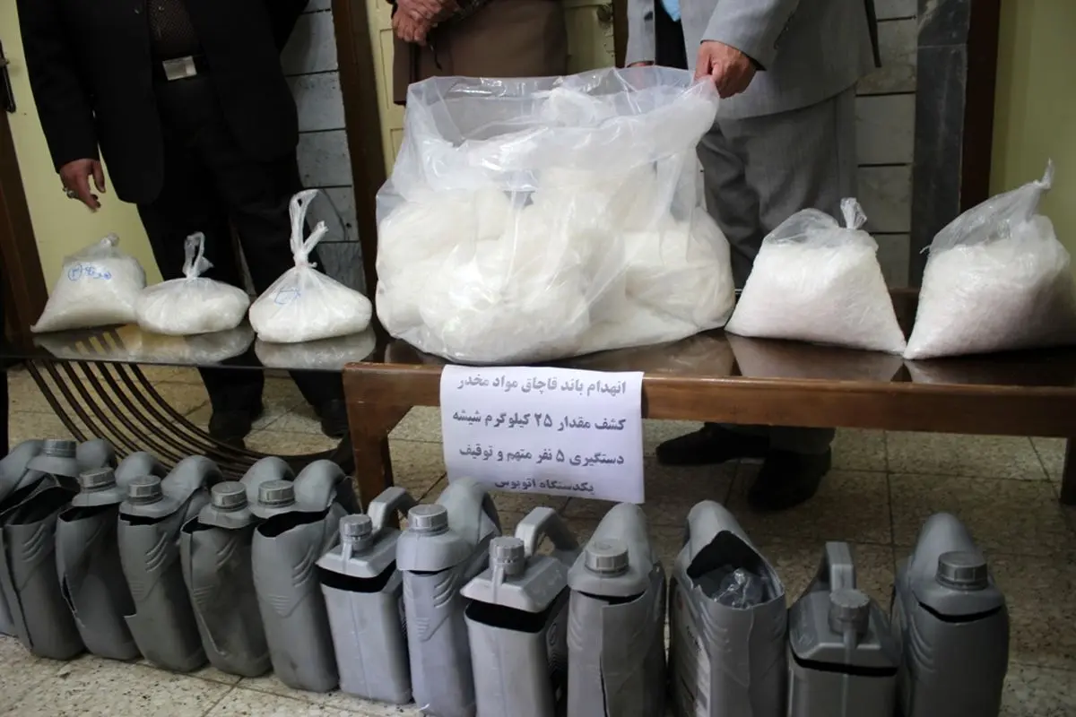 باند تولید موادمخدر صنعتی در شهرستان آشتیان منهدم شد