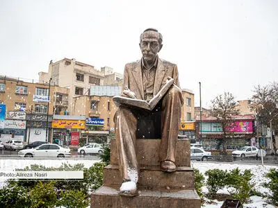 بارش اولین برف زمستانی در قزوین 