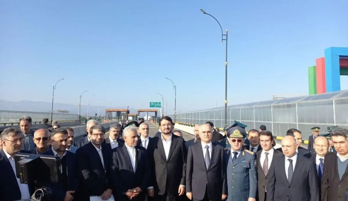 تدشین محطة وجسر حدودي جدید بین ایران وآذربیجان