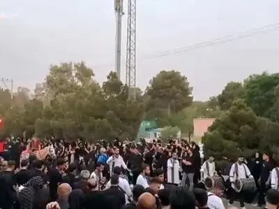 برپایی مراسم خیمه‌کوبی نو‌ش‌آباد + فیلم