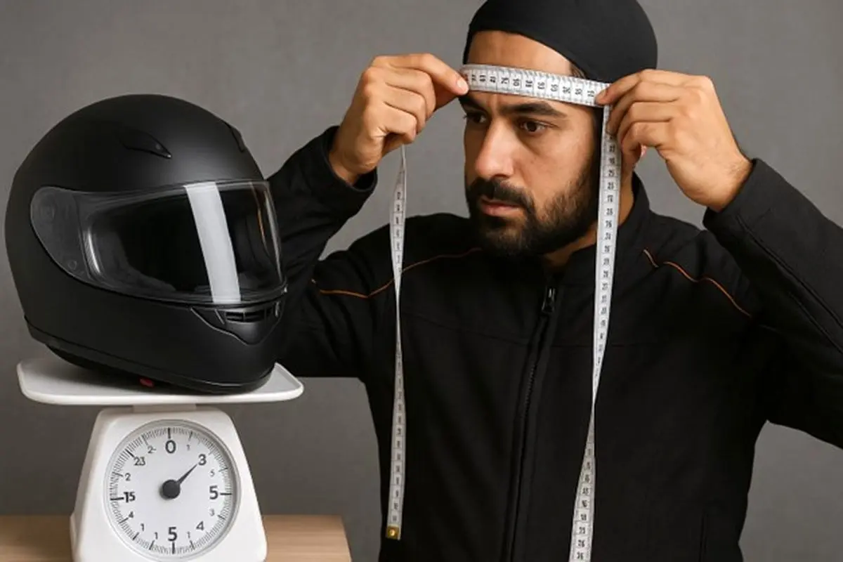 راهنمای انتخاب کلاه کاسکت از نظر جنس، وزن و سایز مناسب