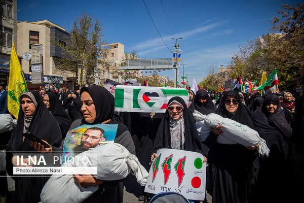 راهپیمایی روز جهانی قدس در قزوین