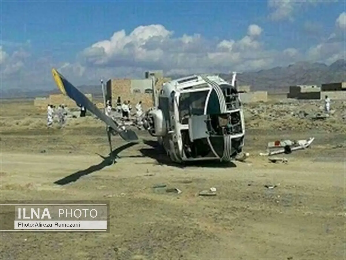 بالگرد اورژانس فارس سقوط کرد