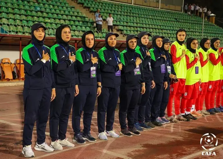 کادر فنی تیم ملی بانوان ایران مسابقات کافا