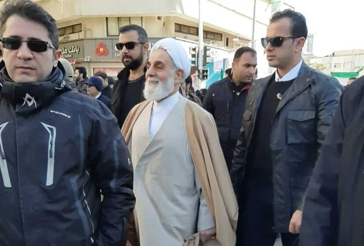 حضور ناطق‌نوری در راهپیمایی ۲۲ بهمن