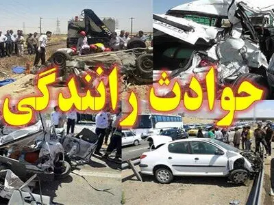 برجای ماندن 10 مصدوم در پی 2 حادثه رانندگی در خراسان شمالی