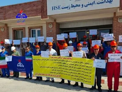 کارگران عملیاتی نفت جنوب؛ همچنان معترض‌اند