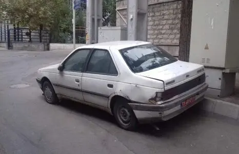 خودروی دولتی رها شده در خیابان دولت! +عکس 