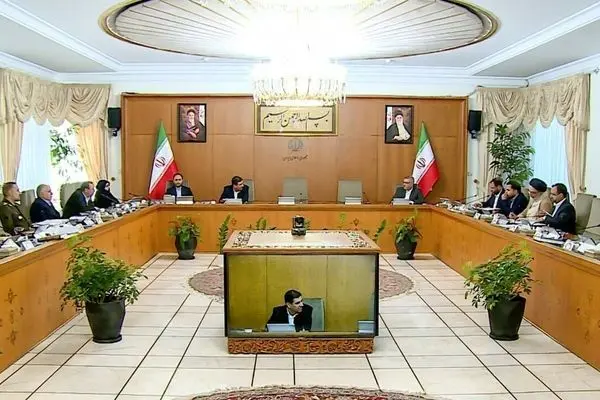 بدء الاجتماع الطارئ لمجلس الوزراء برئاسة النائب الأول للرئیس الإیراني