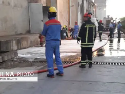 حادثه آتش‌سوزی در پتروشیمی تندگویان جزئی بود