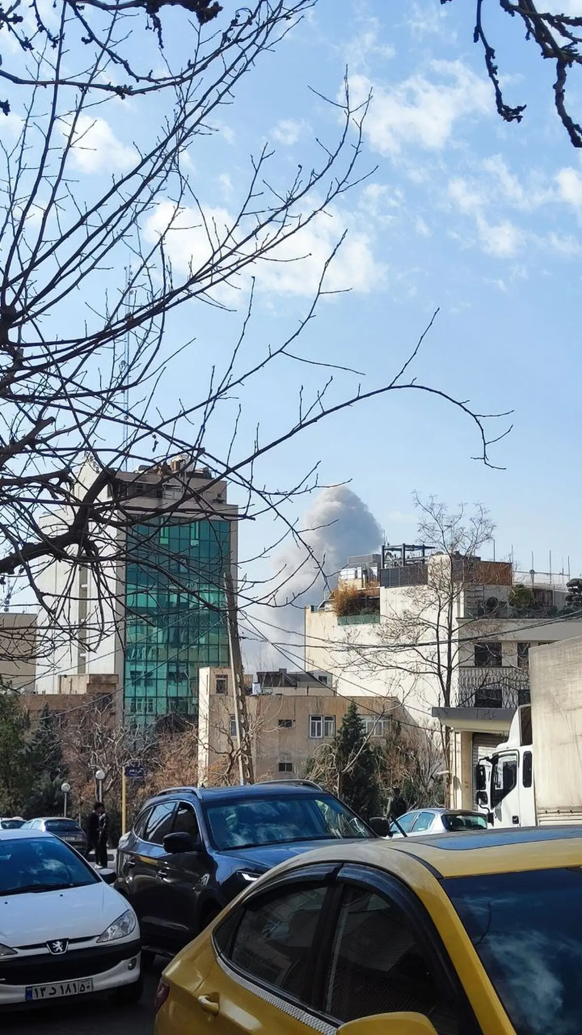 تصاویری از انفجار در مرکز تهران + فیلم