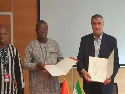 امضا تفاهم‌نامه همکاری در زمینه صنعت هسته‌ای میان ایران و بورکینافاسو 
