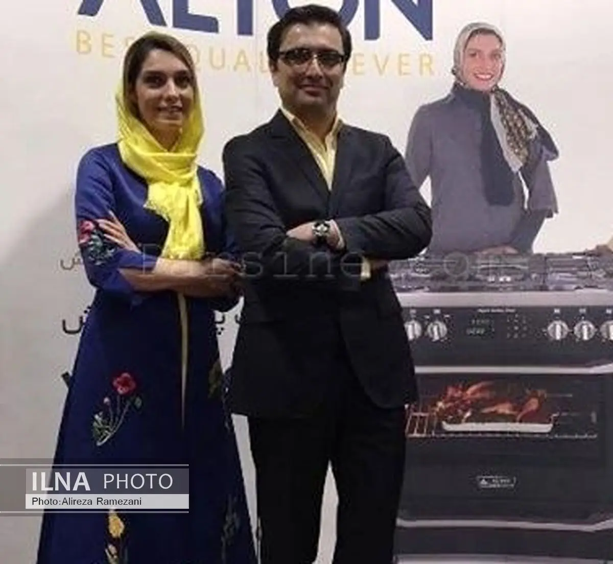 یک زوج هنری رسما مدل تبلیغاتی شدند/عکس