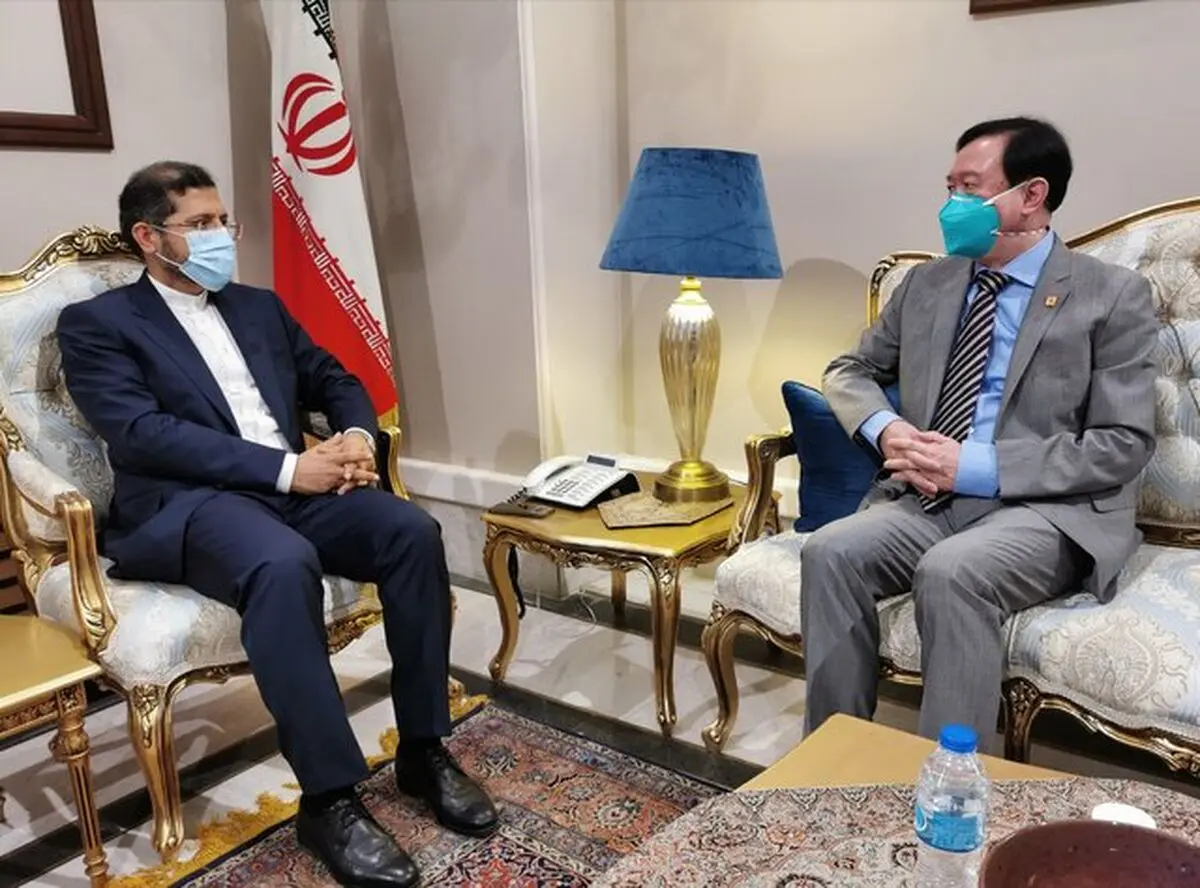 دیدار سفیر چین با سخنگوی وزارت خارجه ایران  
