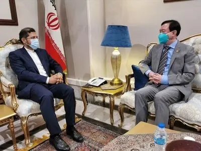 دیدار سفیر چین با سخنگوی وزارت خارجه ایران  