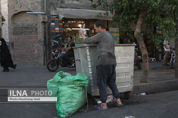 تک عکس/ جولان زباله‌گردها در شهر