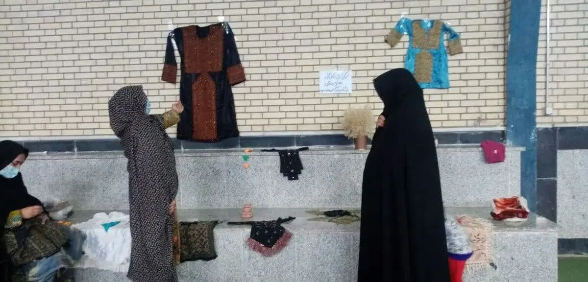 نمایشگاه مشاغل خانگی در نصرت آباد دایر شد