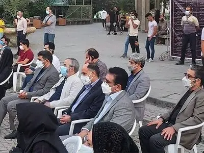 حضور سرپرست معاونت امورهنری وزارت ارشاد در شب هشتم تئاتر صاحبدلان