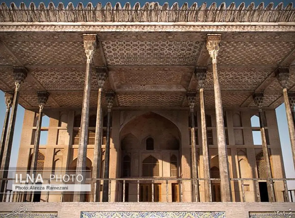 مرمت عمارت عالی قاپو نوروز به پایان می‌رسد