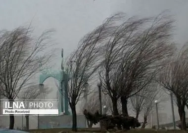 وزش باد شدید در برخی از مناطق کشور 