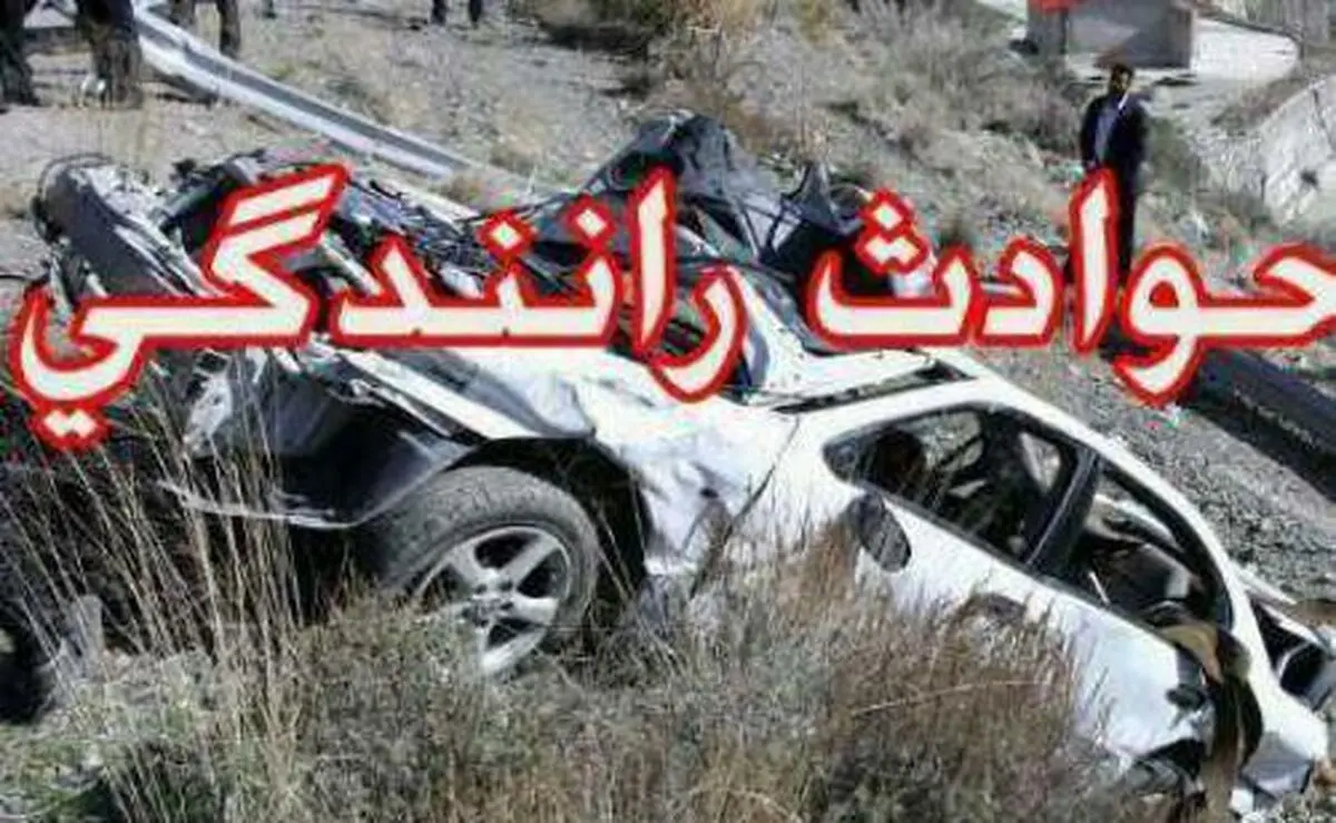 واژگونی یک‌دستگاه وانت در اتوبان همت