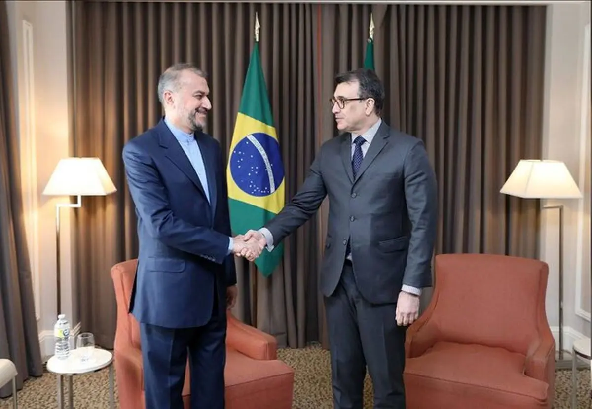 امیرعبداللهیان با وزیر خارجه برزیل دیدار و گفت‌وگو کرد