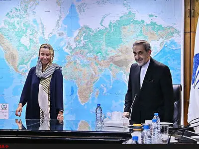 دیدار دکتر ولایتی با فدریکا موگرینی