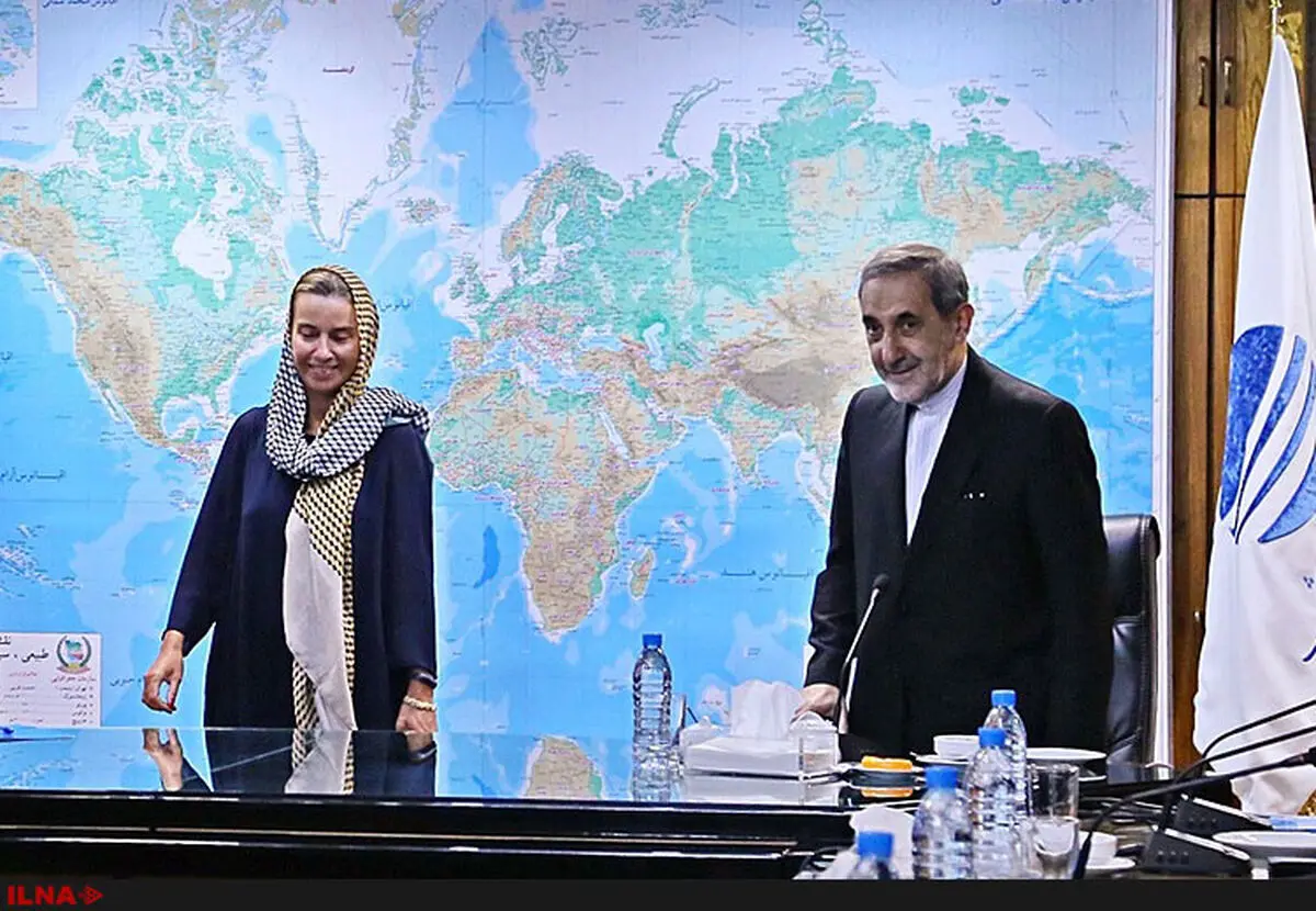 دیدار دکتر ولایتی با فدریکا موگرینی