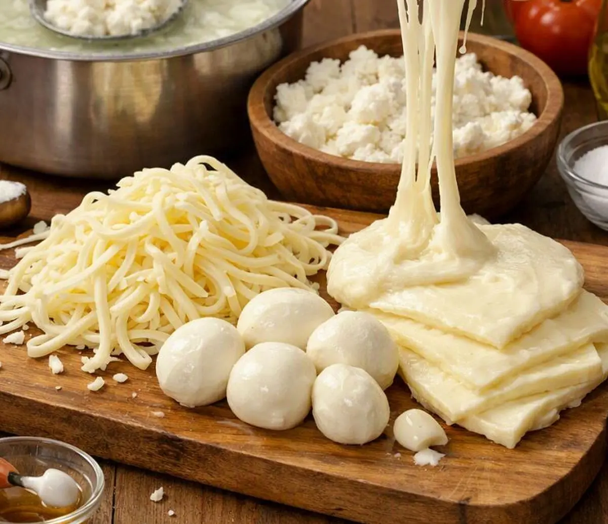 روش تهیه پنیر پیتزا خانگی؛ ساده و سریع