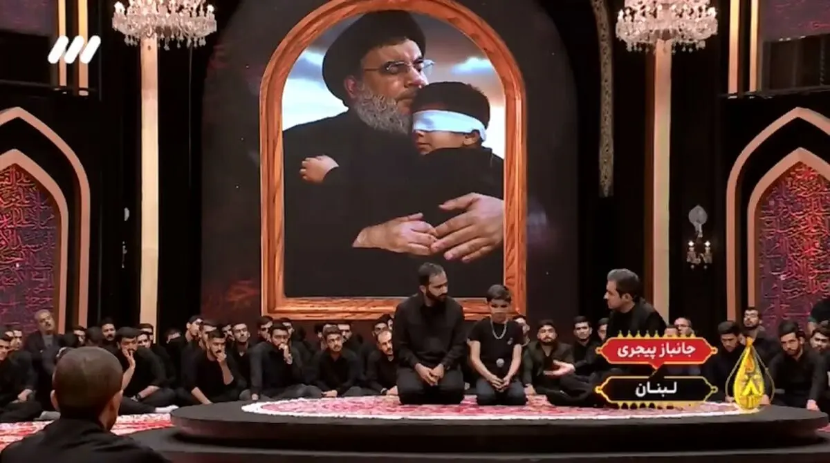 دیدار اخیر رهبر انقلاب با کودک جانباز پیجری، مهمان شب تاسوعا حسینیه معلی + فیلم