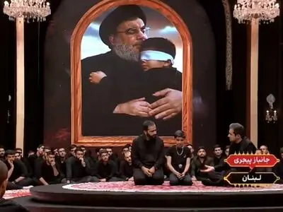 دیدار اخیر رهبر انقلاب با کودک جانباز پیجری، مهمان شب تاسوعا حسینیه معلی + فیلم