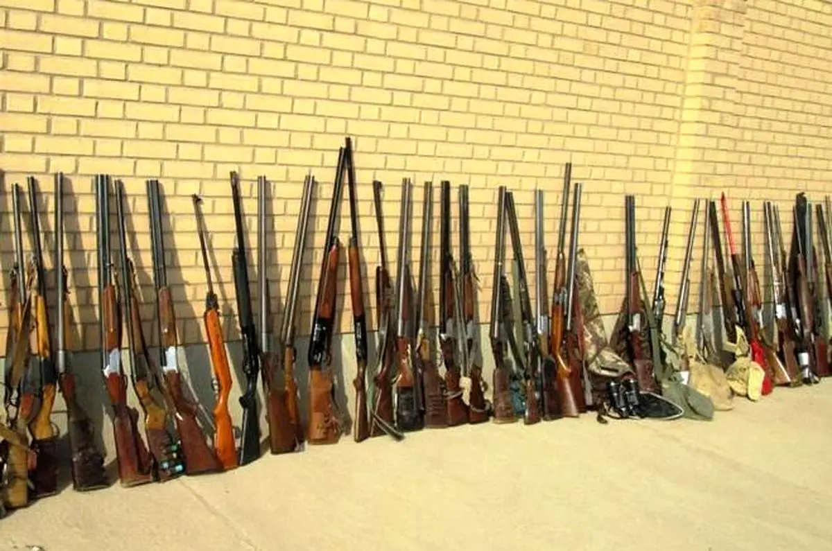 عملیات جمع‌آوری سلاح‌های جنگی و شکاری غیرمجاز در شوش