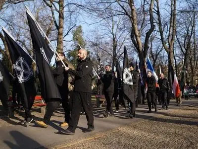 Neo-Nazis from across Europe rally in Budapest