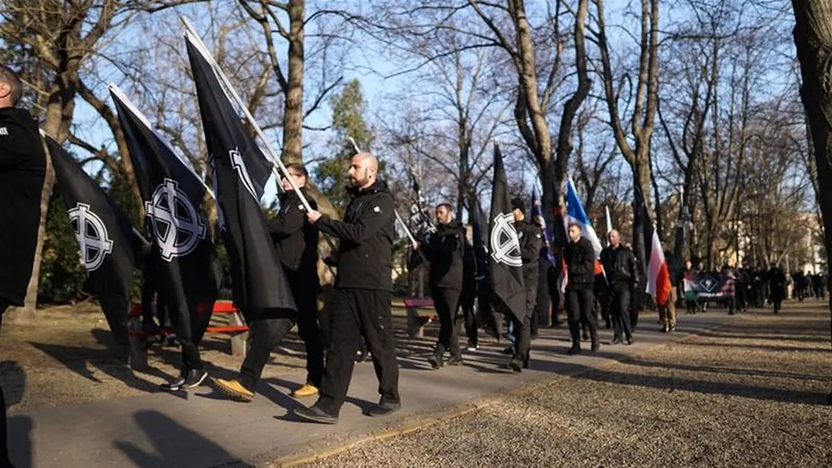 Neo-Nazis from across Europe rally in Budapest