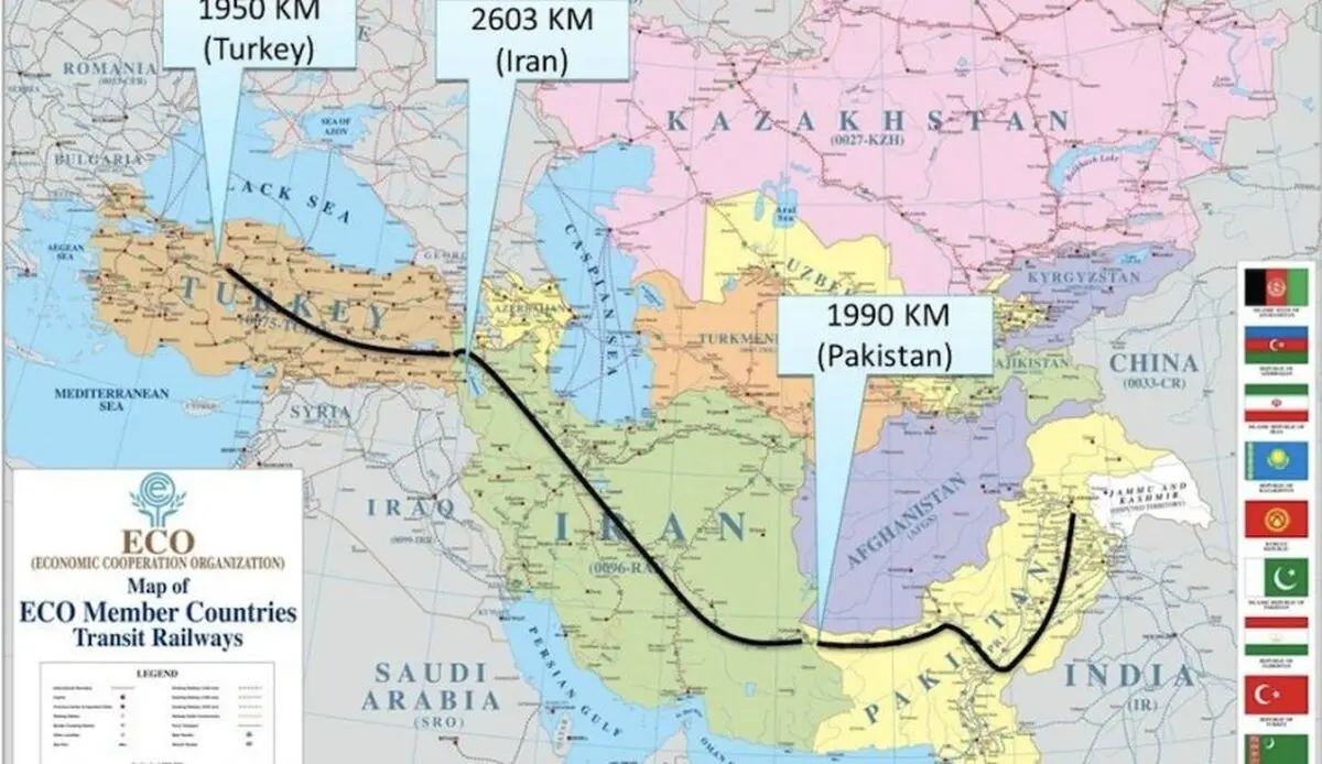 إیران تربط إسلام آباد وأنقرة بطریق تجاری جدید