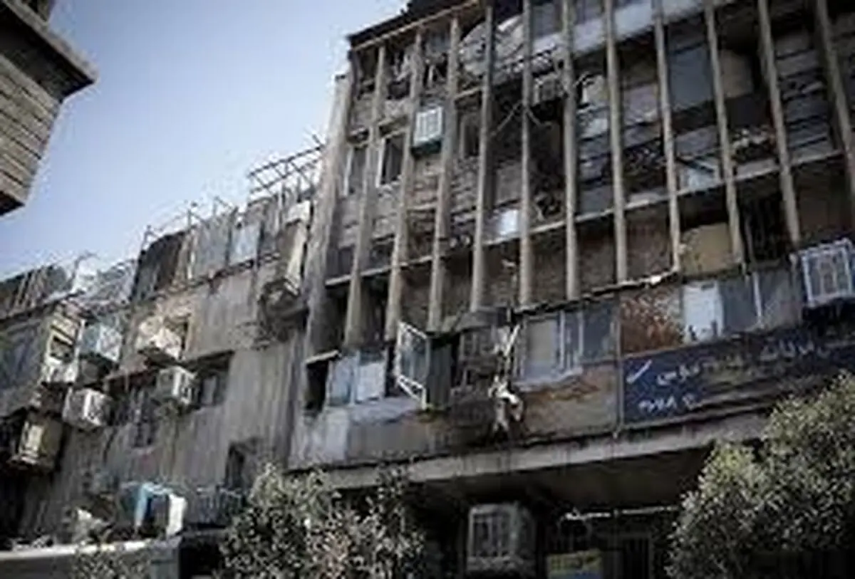 ۱۱ ساختمان پر خطر در بازار بزرگ تهران +اینفوگرافی