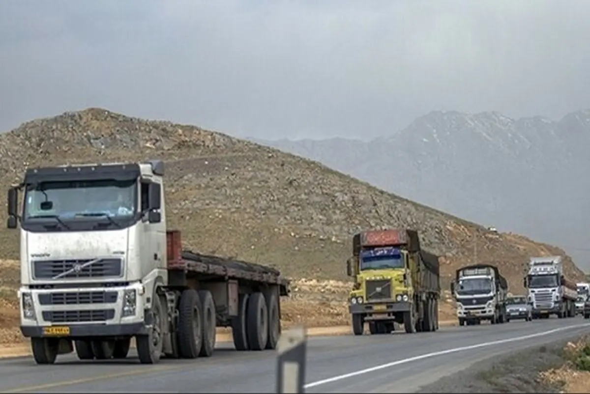 اعمال محدودیت تردد برای خودروهای سنگین در محور هراز