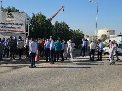 اعتراض دوباره کارگران شرکت پایانه‌ها و مخازن پتروشیمی ماهشهر به عملی نشدن وعده‌ها