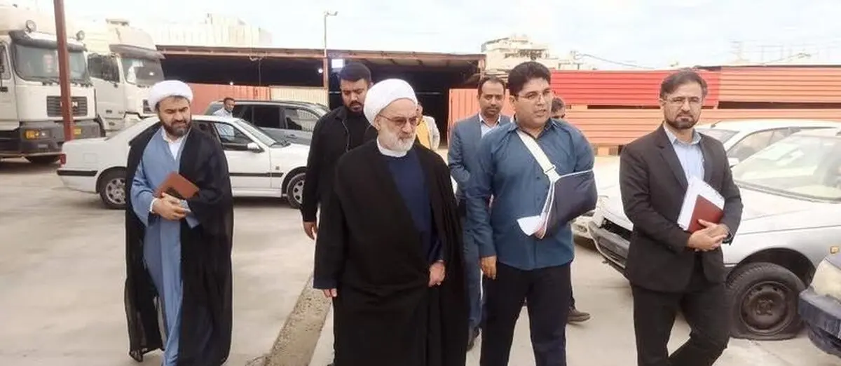معاون اول قوه قضائیه از پارکینگ شورای هماهنگی مبارزه با مواد مخدر بوشهر بازدید کرد