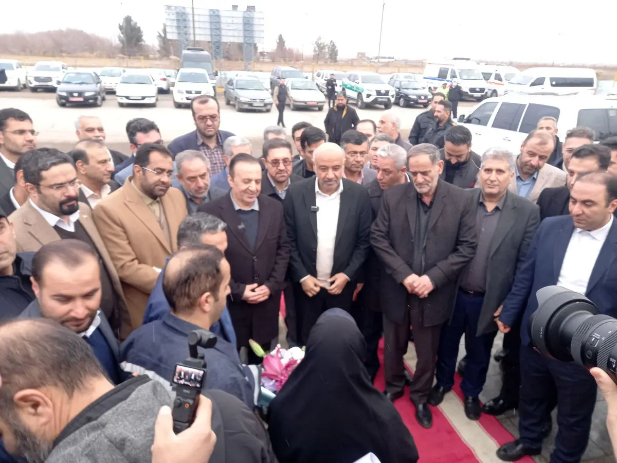 وزیر کار وارد قزوین شد