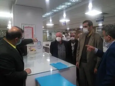 بازدید معاون درمان تامین اجتماعی از بیمارستان ملکی سازمان