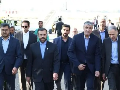 رئیس سازمان انرژی اتمی ایران وارد شیراز شد
