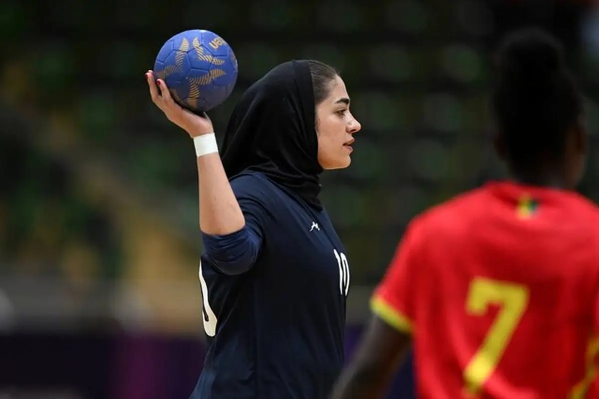 پیروزی تیم ملی هندبال زنان ایران برابر گینه در مسابقات کشورهای اسلامی
