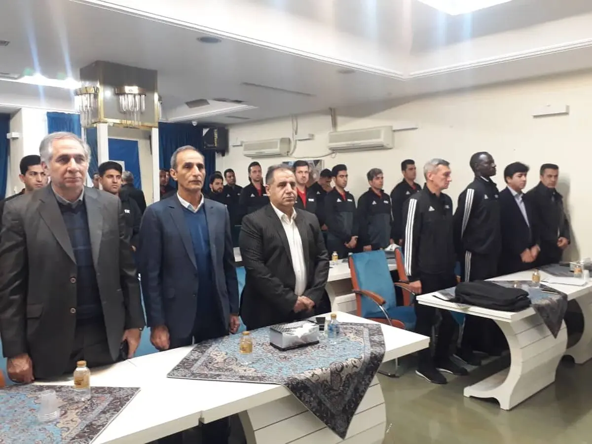 برگزاری مراسم افتتاحیه کلاس داوری فوتبال فیفا + عکس