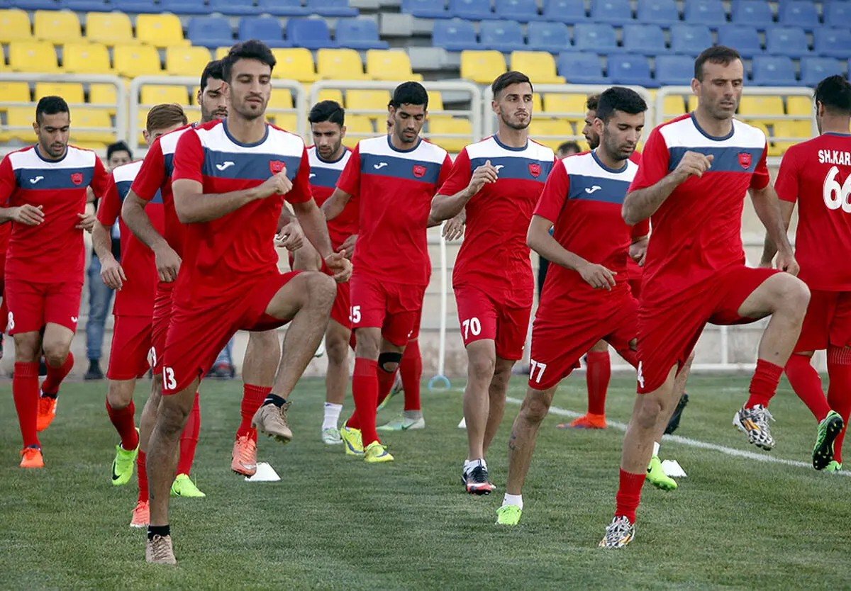 تمرین سبک سرخپوشان پیش از جدال حساس برابر لخویا (تصاویر)
