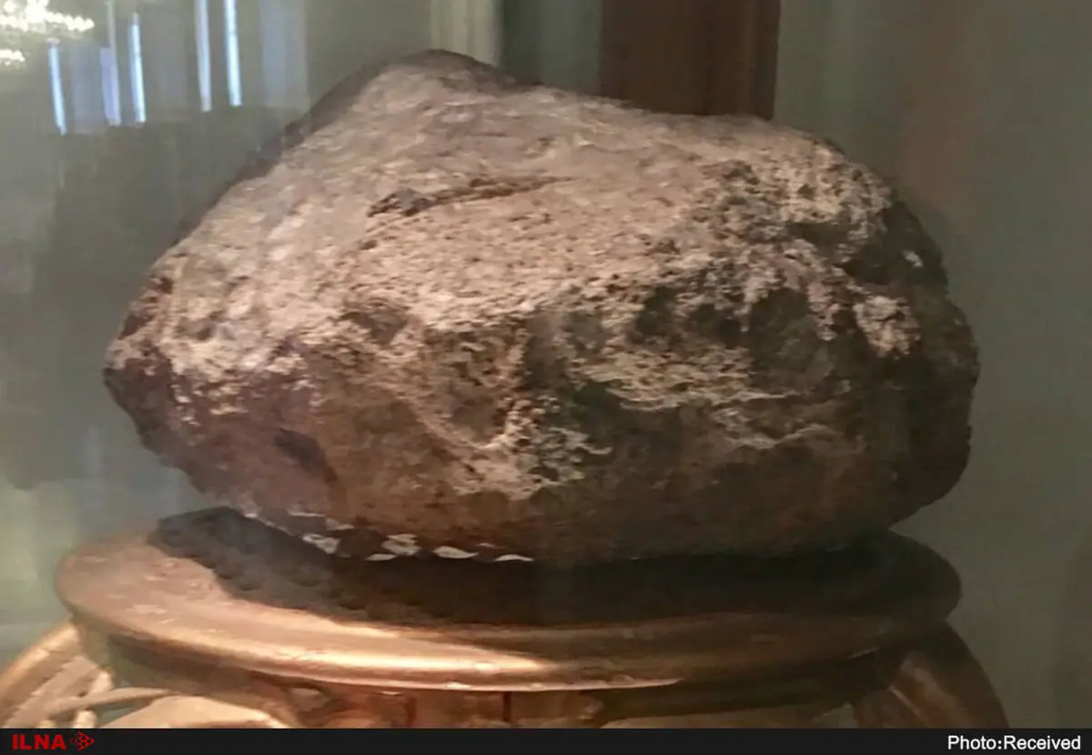 نمایش شهاب سنگ قجری در کاخ گلستان