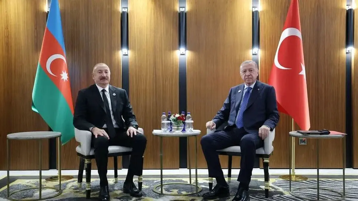 دیدار اردوغان و علی‌اف در حاشیه نشست سازمان همکاری شانگهای
