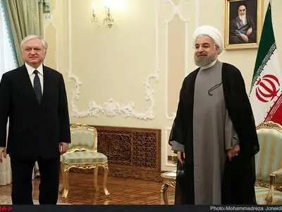 دیدار وزیر امور خارجه ارمنستان با رئیس جمهور
