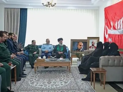 دیدار امیر نصیرزاده با خانواده شهیدان رشید و محرابی