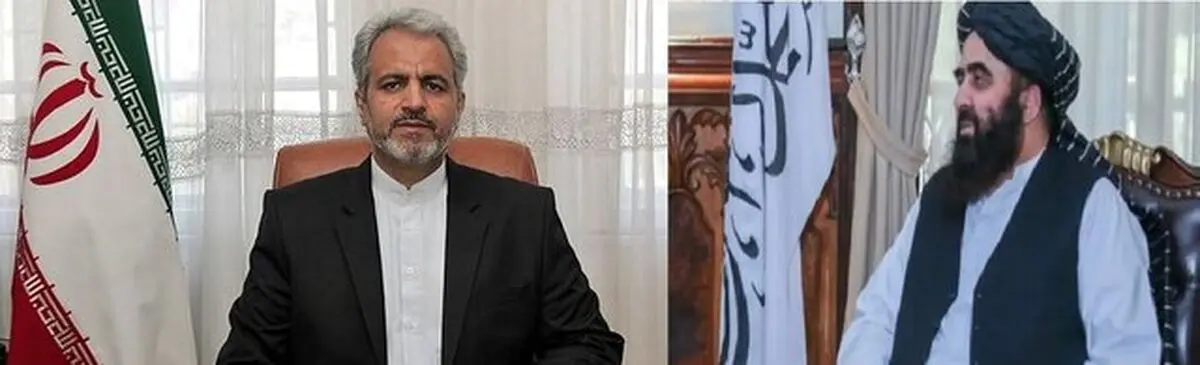 دیدار معاون وزارت امور خارجه با سرپرست وزارت خارجه طالبان